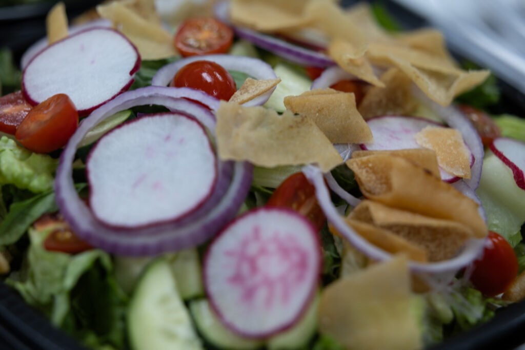 Fresh Fattoush Salad Fire and Feast Commerce Township